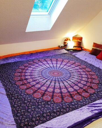 Mein neuer Massageplatz unter dem Dach